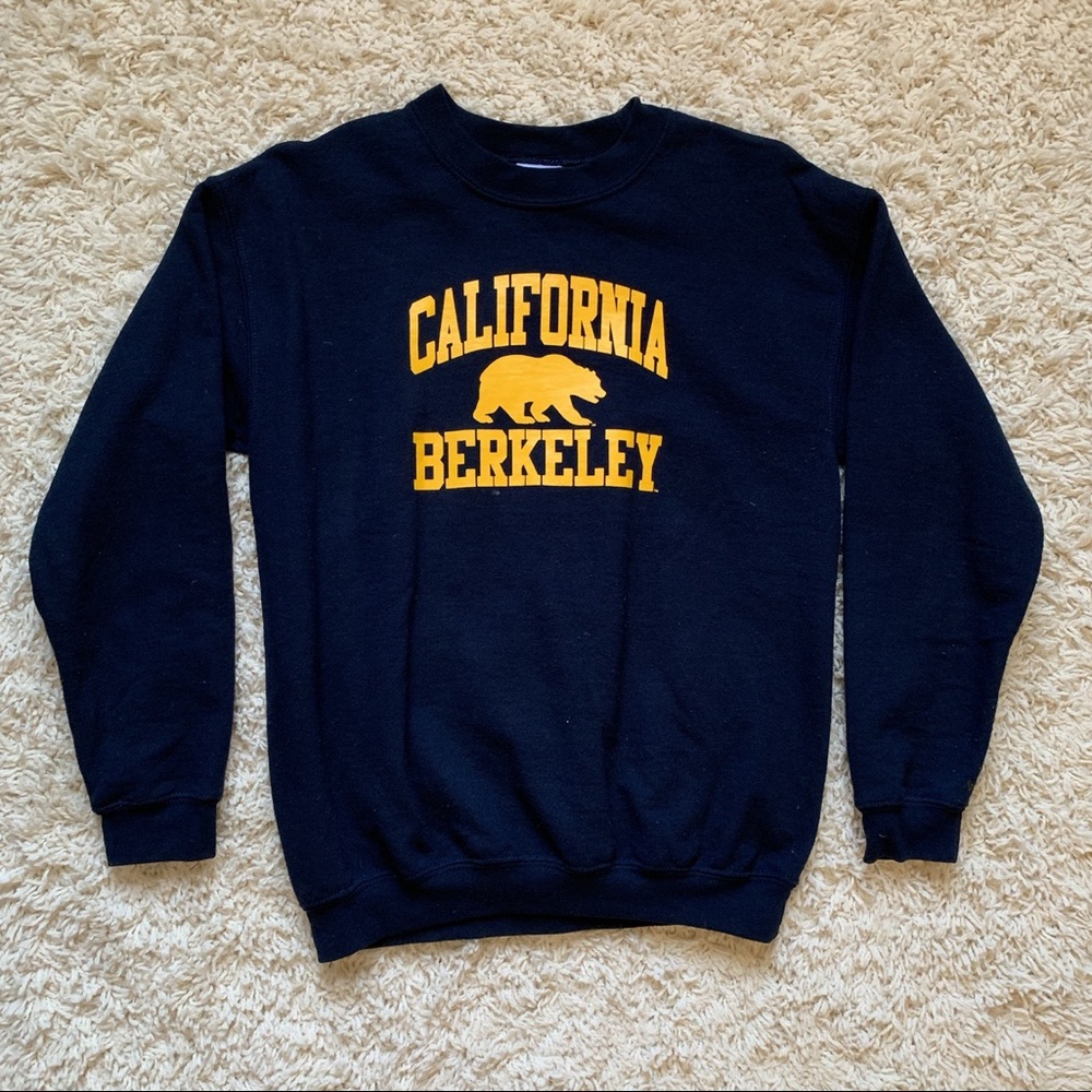 Dark blue UC Berkeley sweater